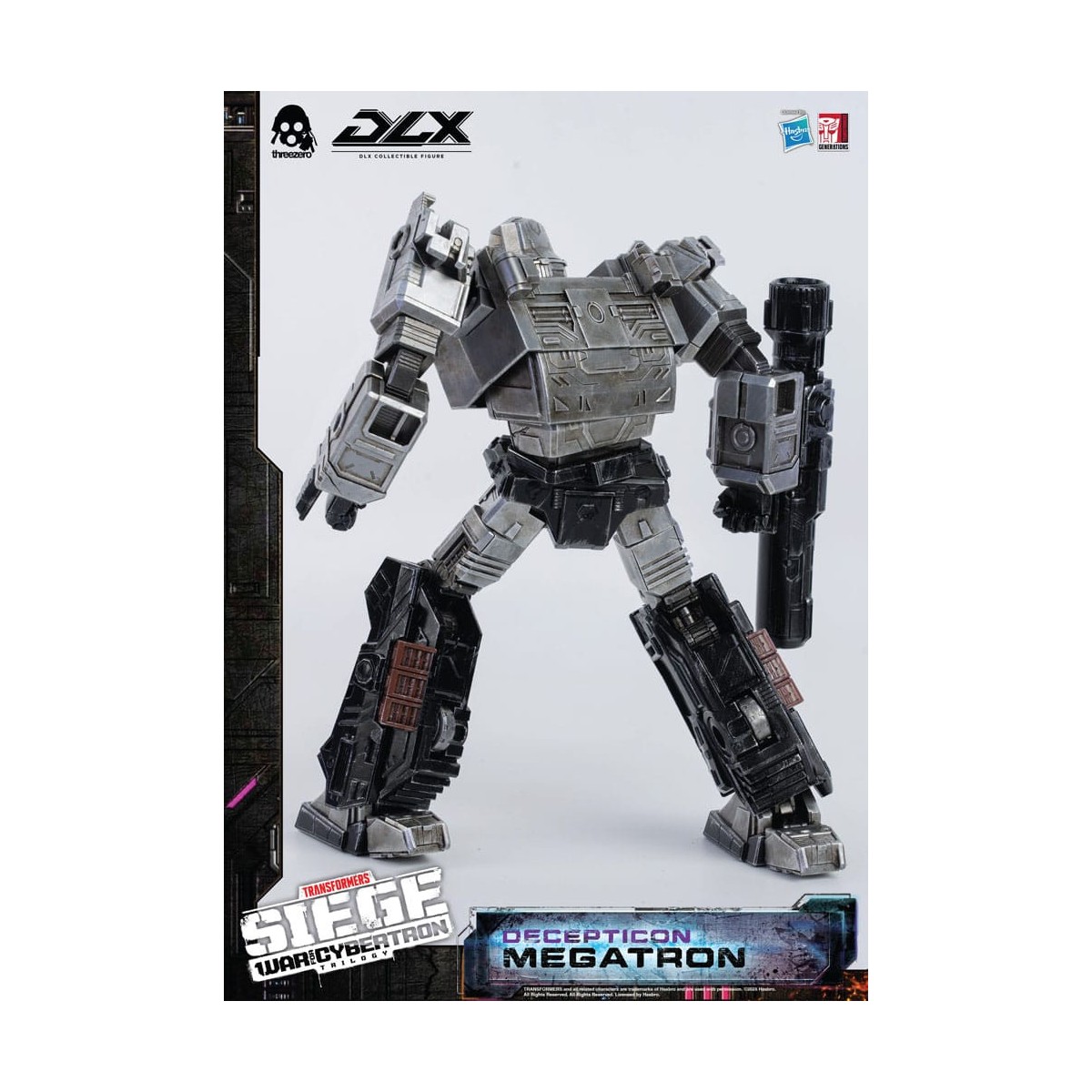 Three0 Transformers - DLX MEGATRON - War For Cybertron Trilogy