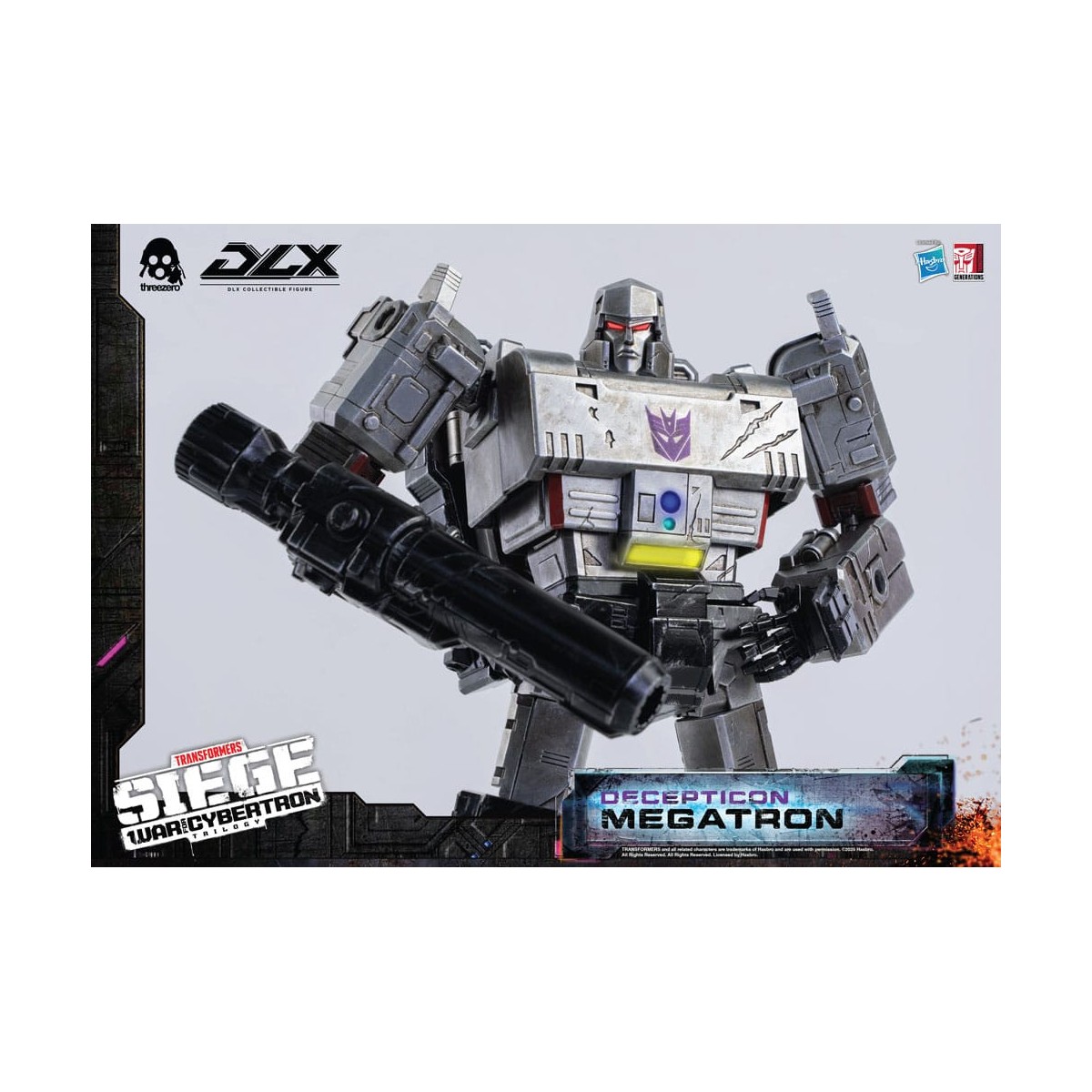 Three0 Transformers - DLX MEGATRON - War For Cybertron Trilogy