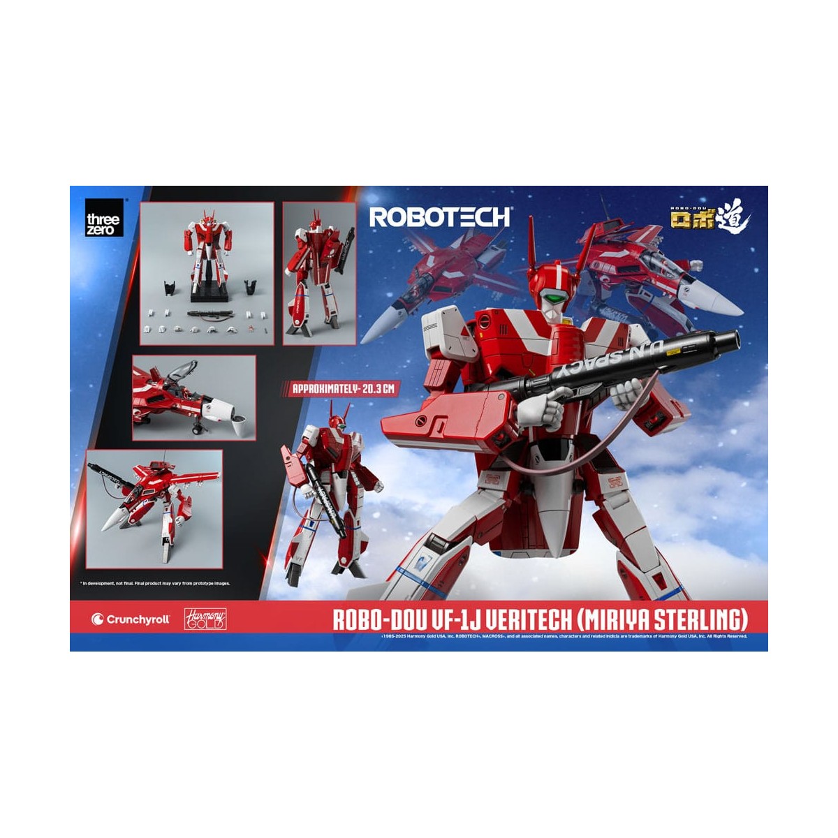 Three Zero - ROBOTECH - VF-1J Veritech (Miriya Sterling) Robo-Dou - Macross