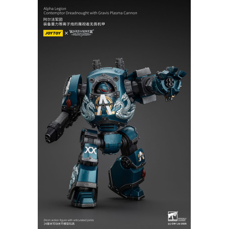 Joytoy - Warhammer - Alpha Legion - Contemptor Dreadnought with Gravis Plasma Cannon - The Horus Heresy