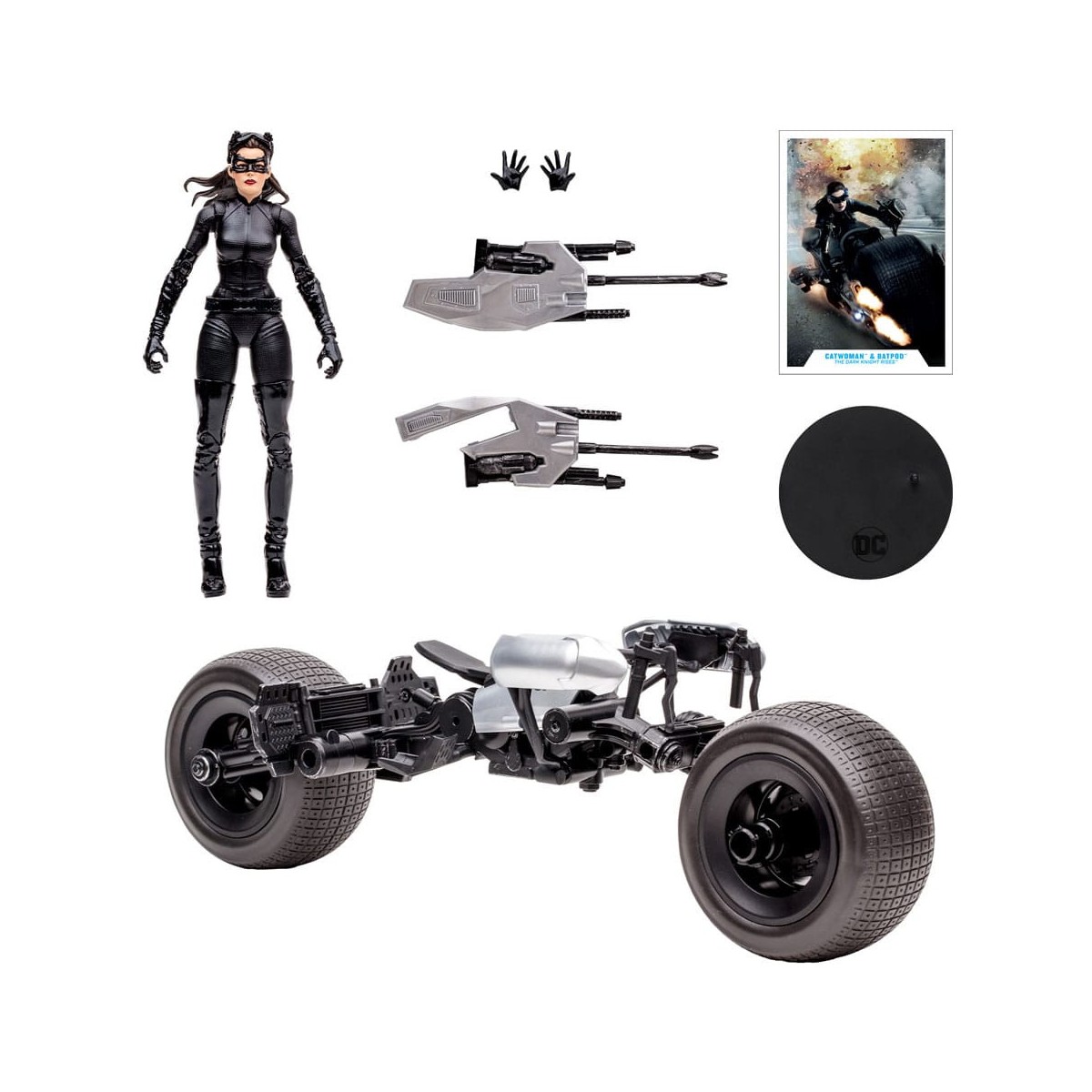 Mc Farlane - DC Multiverse - Batpod with Catwoman 1/12 (The Dark Knight Rise)