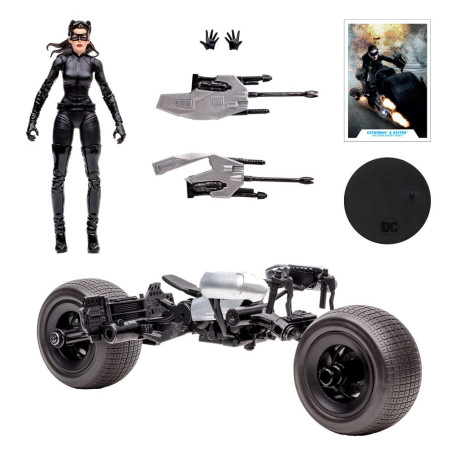 Mc Farlane - DC Multiverse - Batpod with Catwoman 1/12 (The Dark Knight Rise)