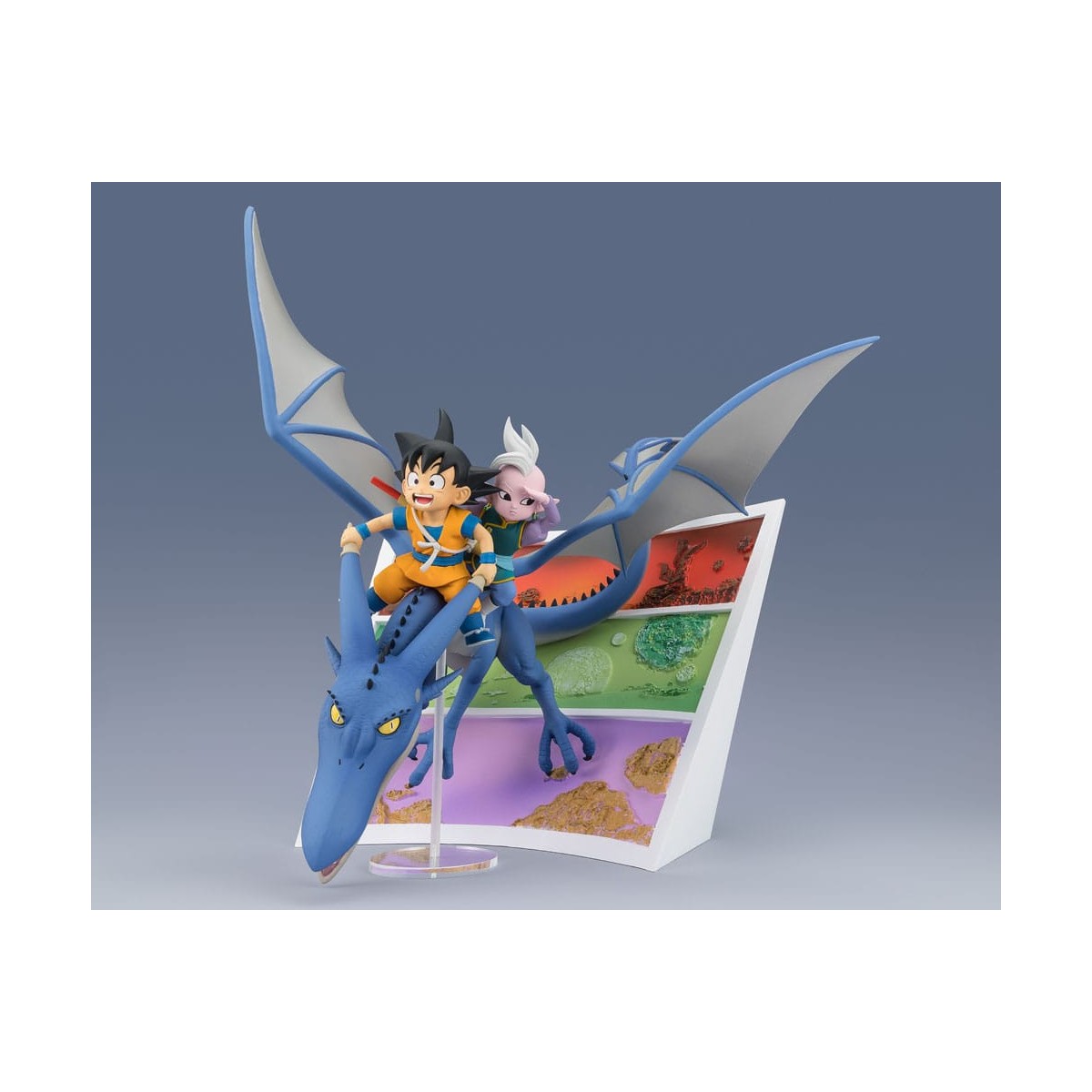 Bandai Dragon Ball Daima Figuarts Zero - Son Goku (mini) & Supreme Kai (mini) Welcome to the great Adventure!
