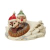 Enesco - Disney Traditions Tic & Tac go sledding