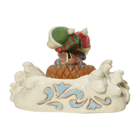 Enesco - Disney Traditions Tic & Tac go sledding