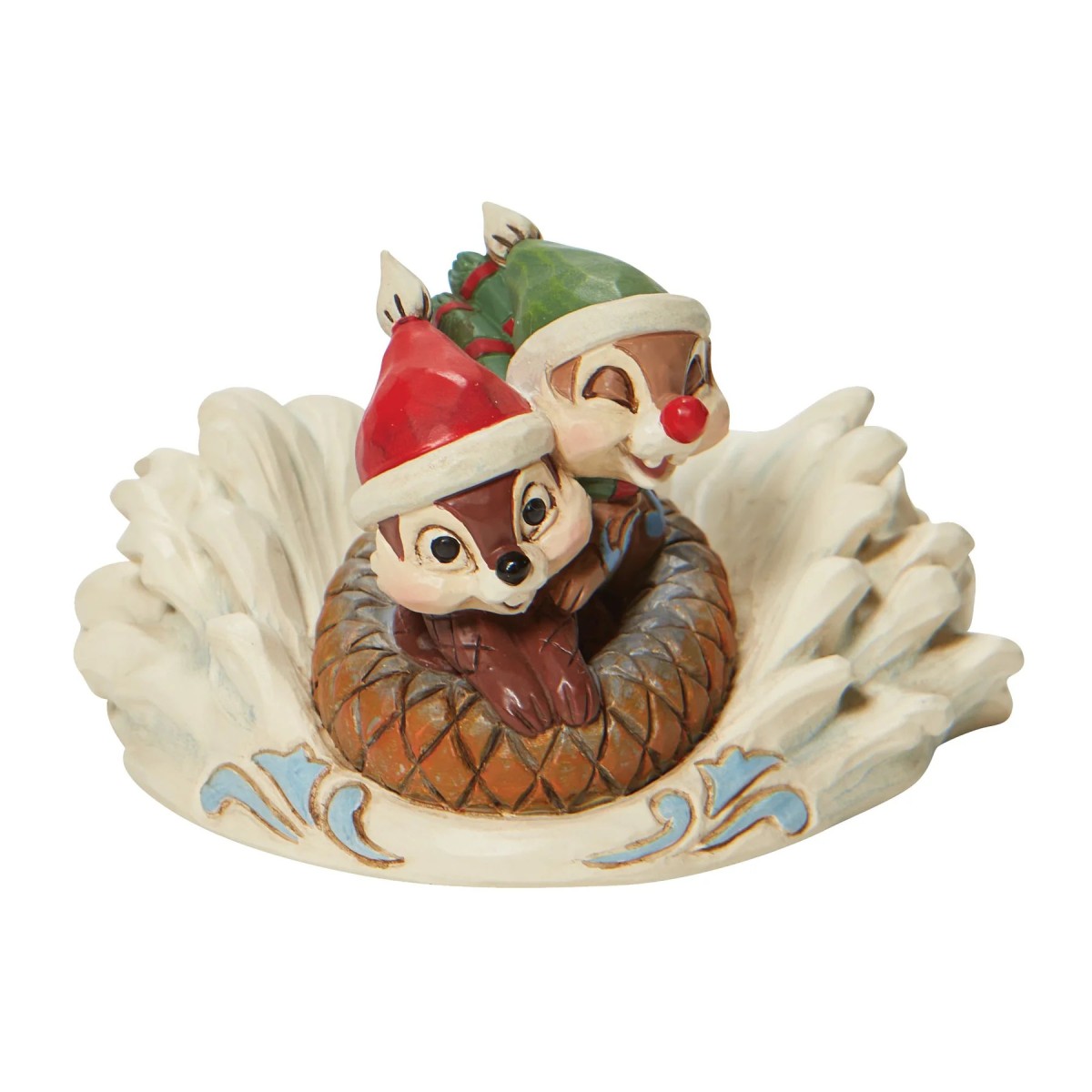 Enesco - Disney Traditions Tic & Tac go sledding