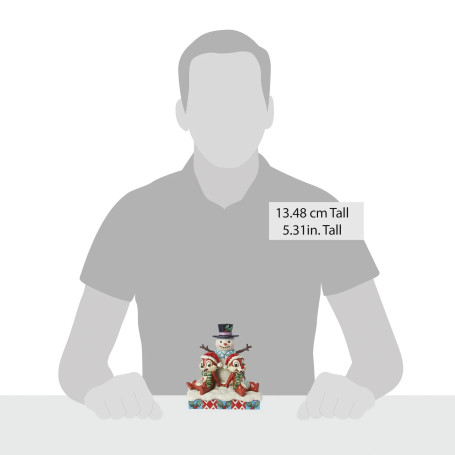 Enesco - Tic & Tac Bonhomme De Neige - Disney Traditions by Jim Shore