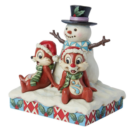 Enesco - Tic & Tac Bonhomme De Neige - Disney Traditions by Jim Shore