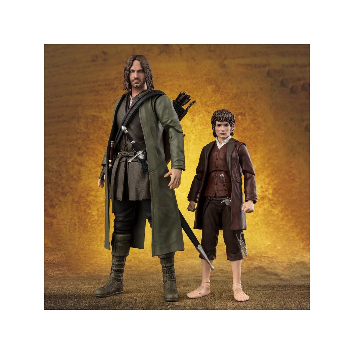Tamashii - FRODO BAGGINS & GOLLUM - The Lord of the RIngs: The Fellowship of the Ring- S.H. Figuarts SHF