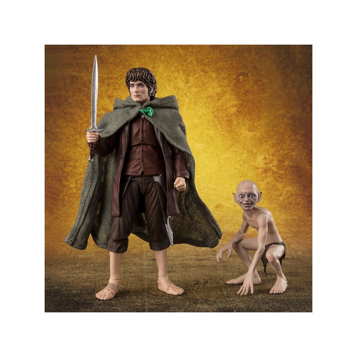 Tamashii - FRODO BAGGINS & GOLLUM - The Lord of the RIngs: The Fellowship of the Ring- S.H. Figuarts SHF