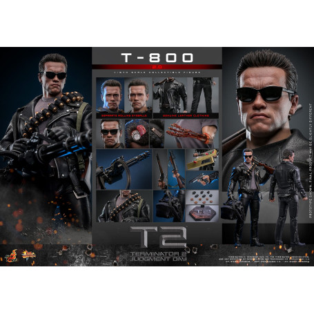 Hot Toys - Terminator 2: Judgment Day MMS 1/6 - Battle Damaged T-800 V2.0
