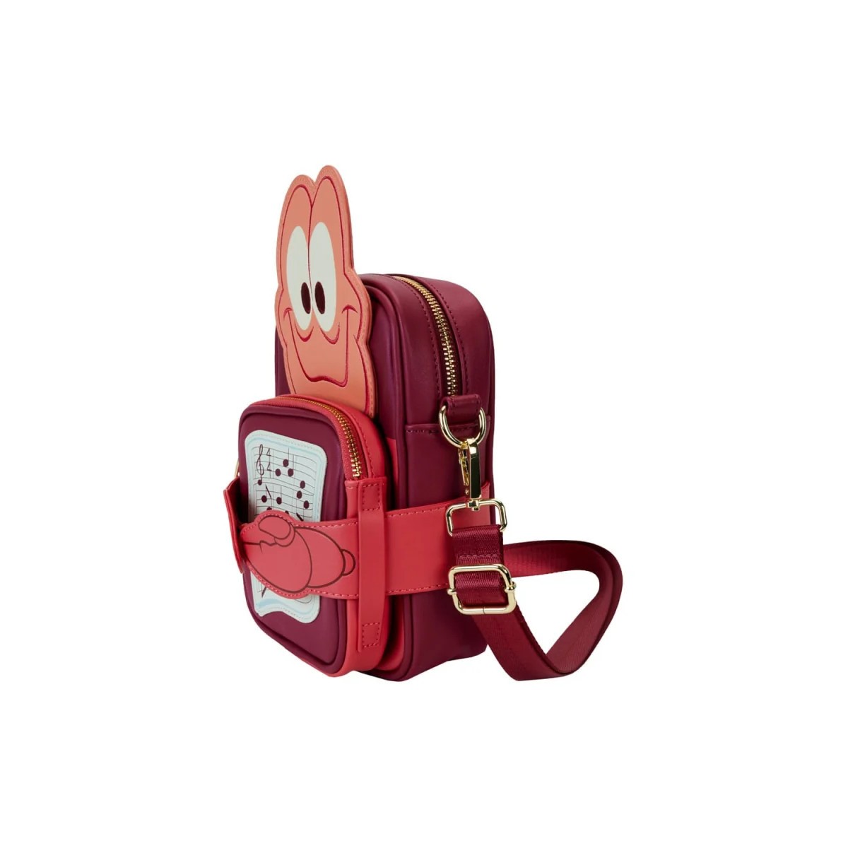 Disney La Petite Sirene - Loungefly shoulder bag Figural bow 35th Anniversary Sebastian