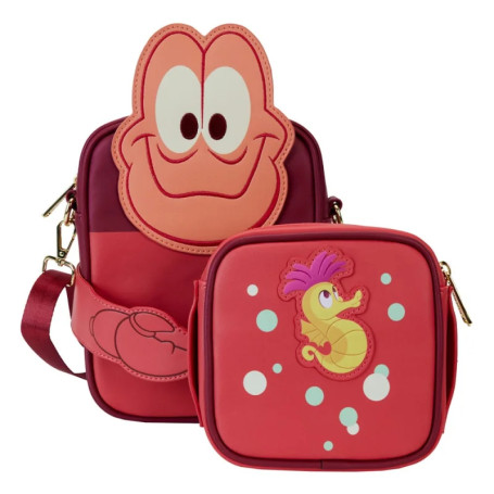 Disney La Petite Sirene - Loungefly shoulder bag Figural bow 35th Anniversary Sebastian