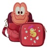 Disney La Petite Sirene - Loungefly shoulder bag Figural bow 35th Anniversary Sebastian