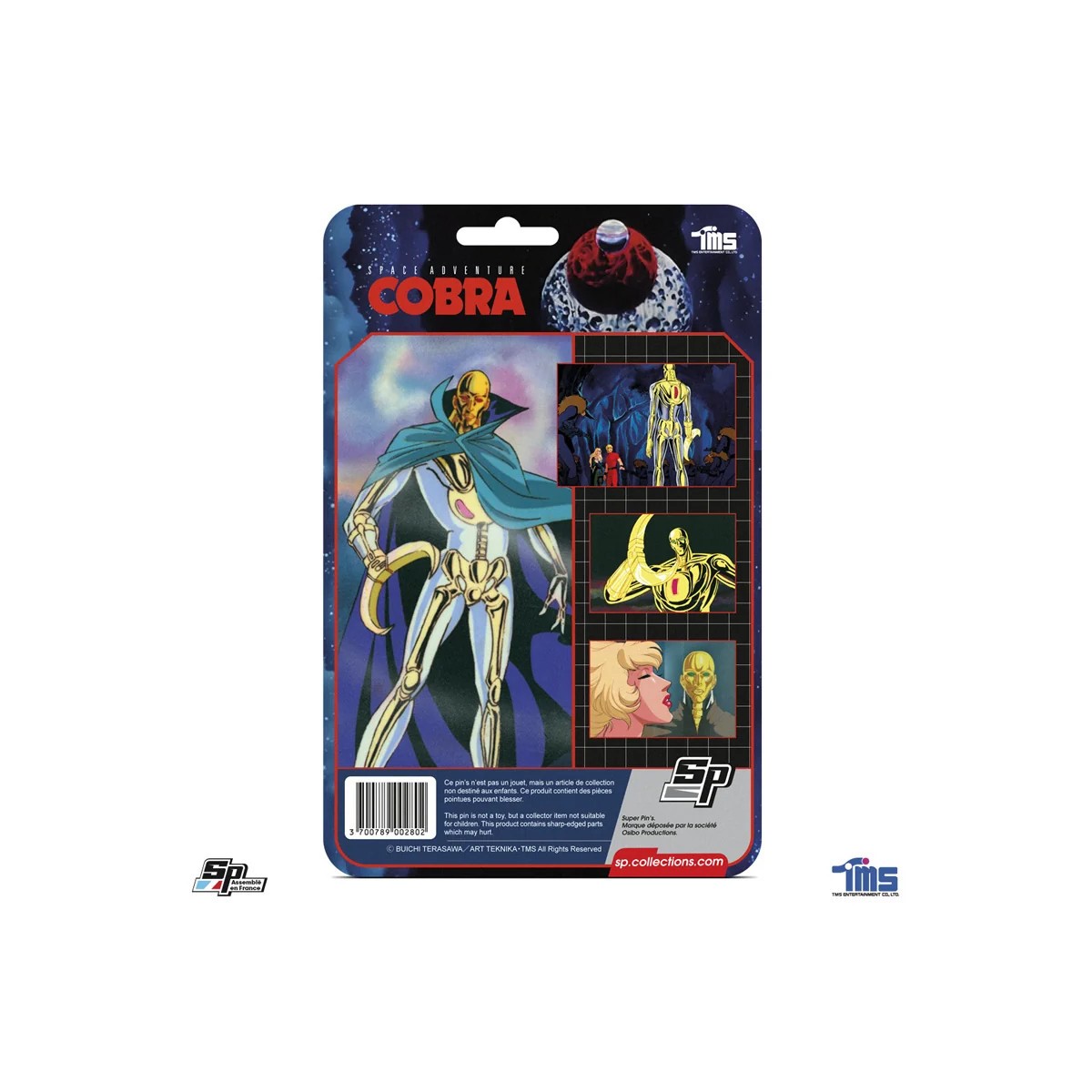 SP Collections - Cobra Super Pins Blister Card - CRYSTAL BOY - L'Homme de Verre