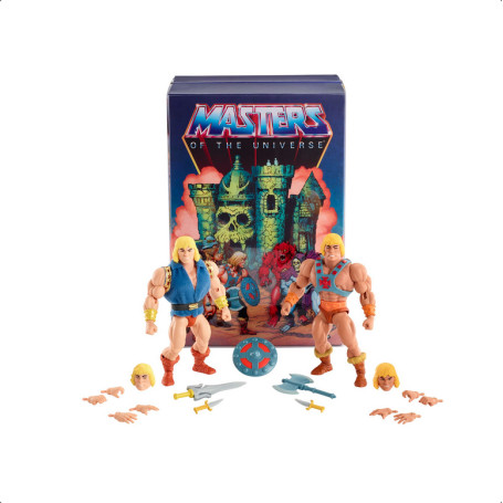 Masters of the Universe ORIGINS - He-Man & Prince Adam 2-Pack SDCC 2019 - OCCASION