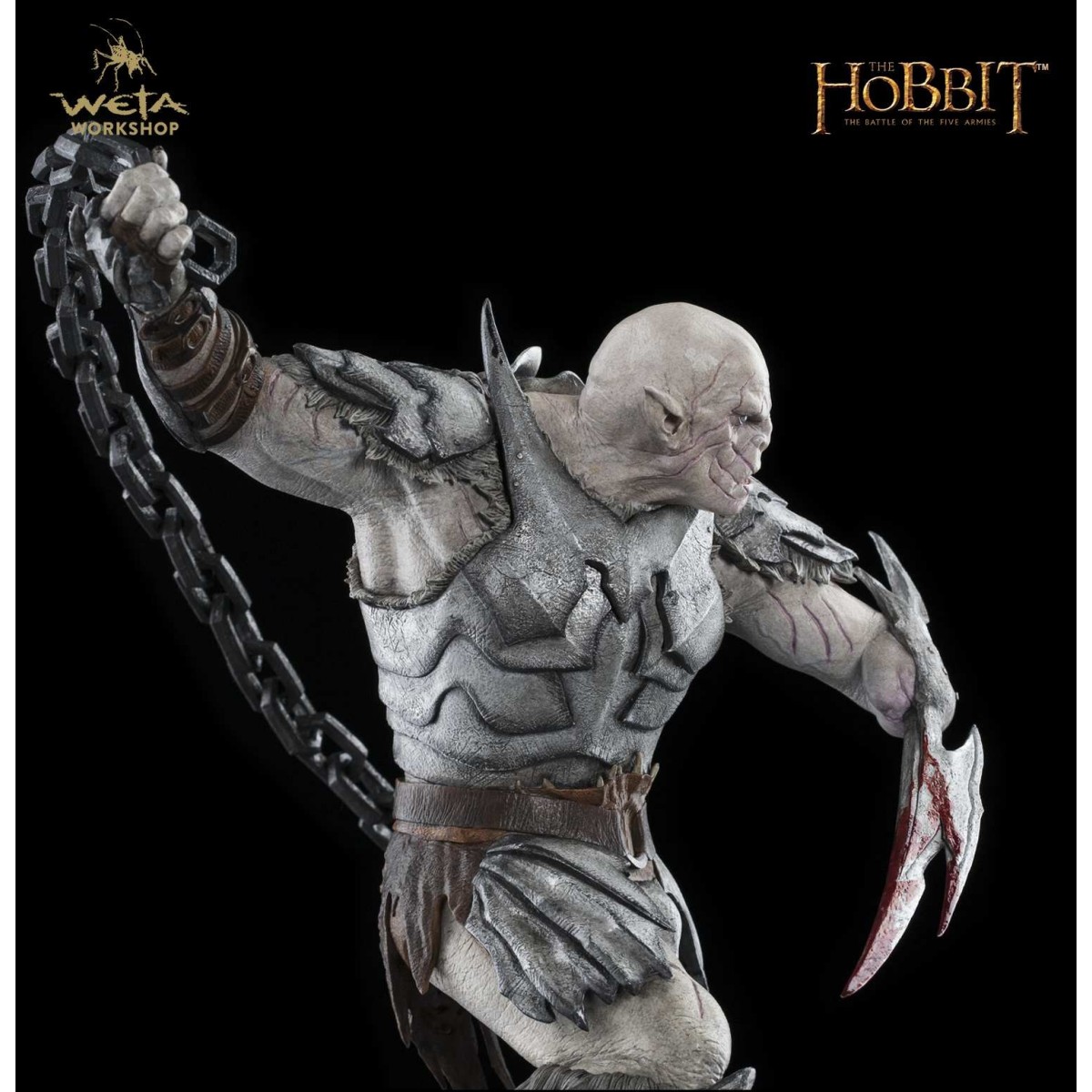 Weta Statue Le Hobbit - Azog Commander of Legions