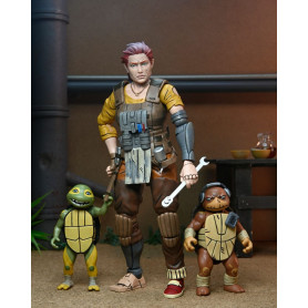 NECA - IDW Comics - Grammy April with Baby Yi & Moja - The Last Ronin The Lost Years - TMNT