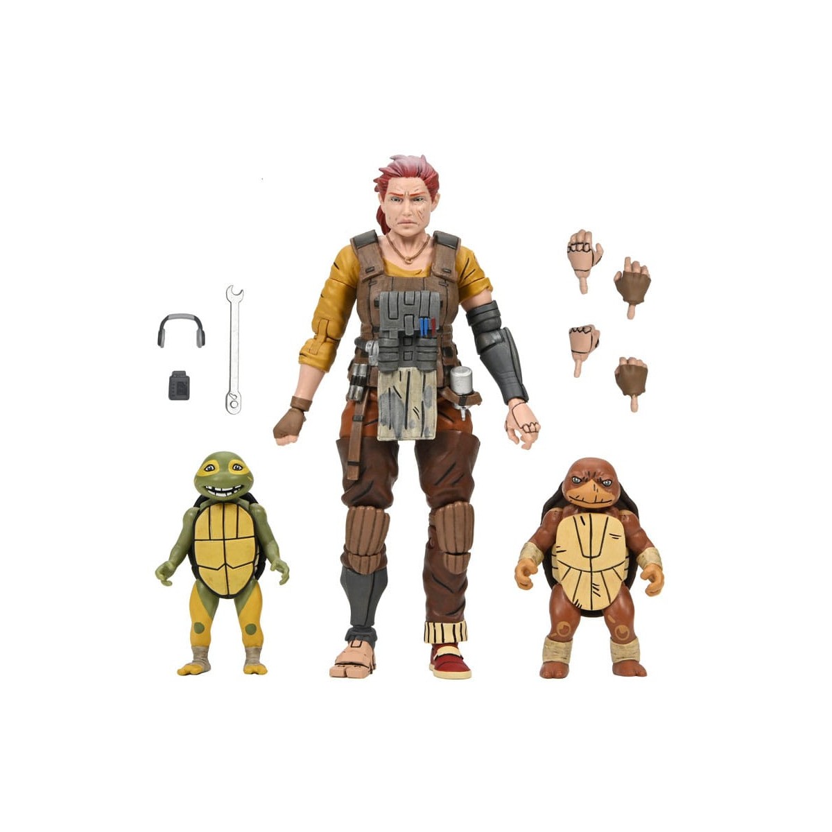 NECA - IDW Comics - Grammy April with Baby Yi & Moja - The Last Ronin The Lost Years - TMNT