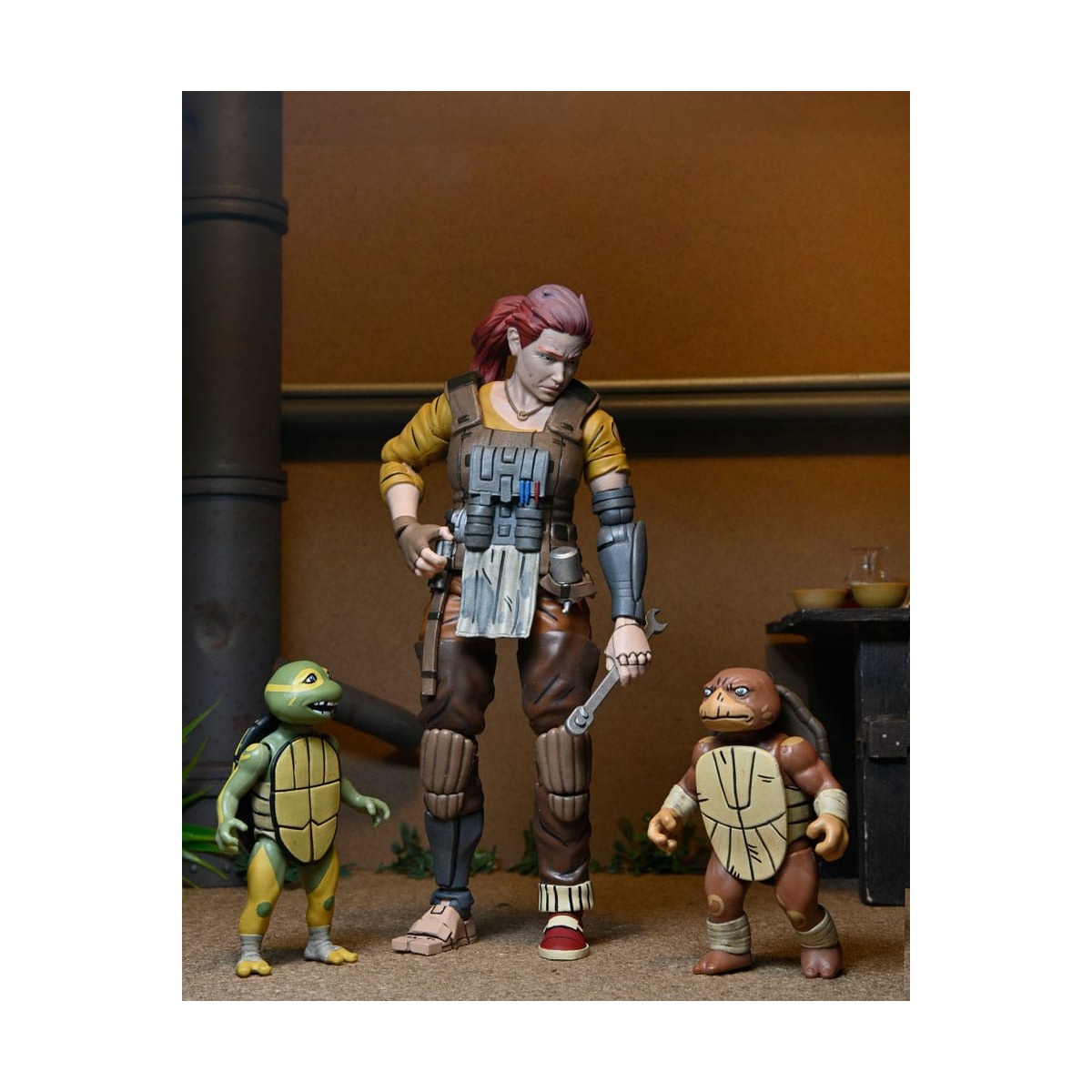 NECA - IDW Comics - Grammy April with Baby Yi & Moja - The Last Ronin The Lost Years - TMNT