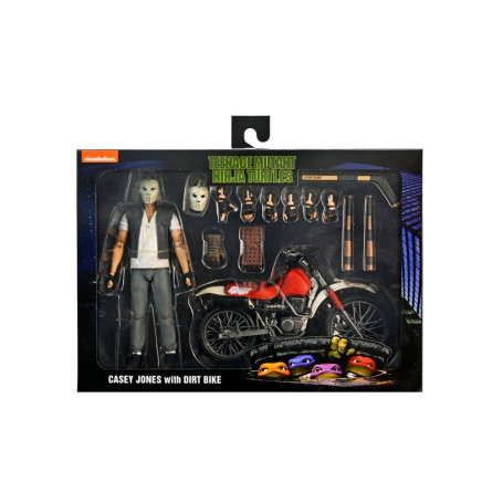Neca - TMNT - Casey Jones with Dirt Bike - Teenage Mutant Ninja Turtles - Teenage Mutant Ninja Turtles - The Movie