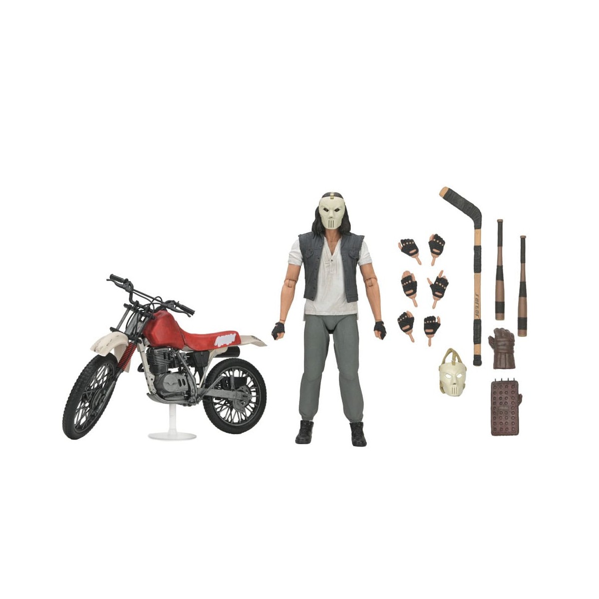 Neca - TMNT - Casey Jones with Dirt Bike - Teenage Mutant Ninja Turtles - Teenage Mutant Ninja Turtles - The Movie