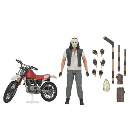 Neca - TMNT - Casey Jones with Dirt Bike - Teenage Mutant Ninja Turtles - Teenage Mutant Ninja Turtles - The Movie