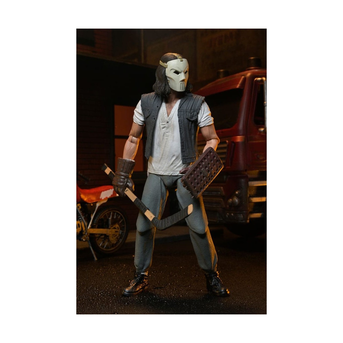 Neca - TMNT - Casey Jones with Dirt Bike - Teenage Mutant Ninja Turtles - Teenage Mutant Ninja Turtles - The Movie