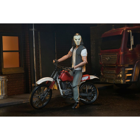 Neca - TMNT - Casey Jones with Dirt Bike - Teenage Mutant Ninja Turtles - Teenage Mutant Ninja Turtles - The Movie