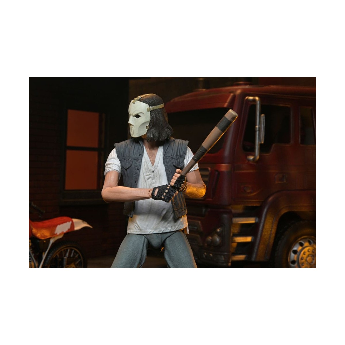 Neca - TMNT - Casey Jones with Dirt Bike - Teenage Mutant Ninja Turtles - Teenage Mutant Ninja Turtles - The Movie