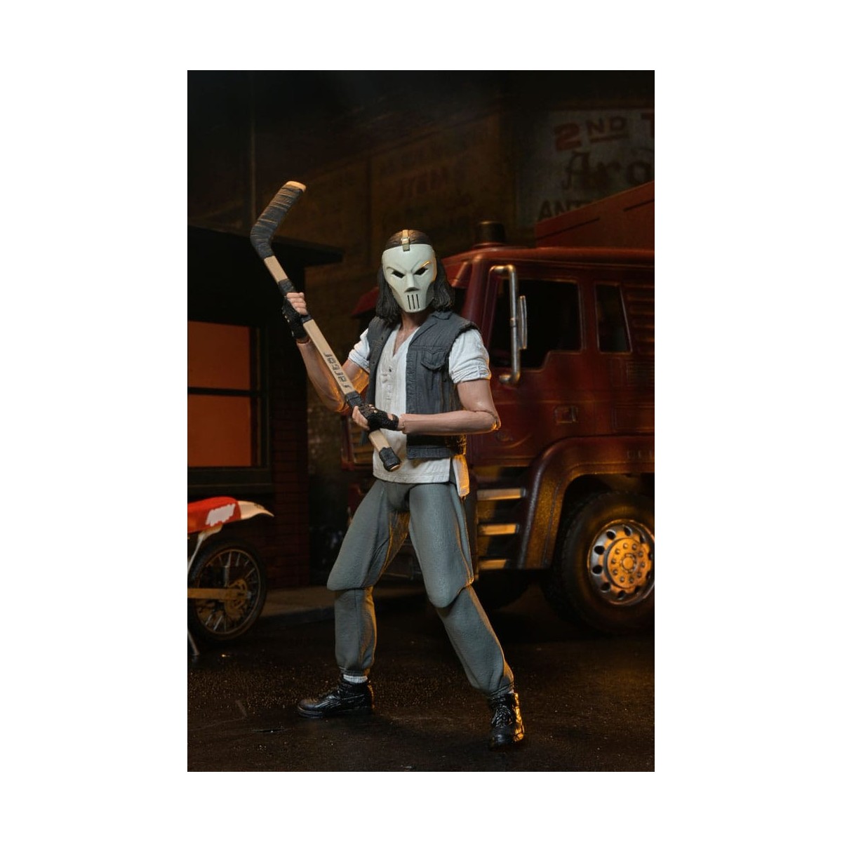 Neca - TMNT - Casey Jones with Dirt Bike - Teenage Mutant Ninja Turtles - Teenage Mutant Ninja Turtles - The Movie