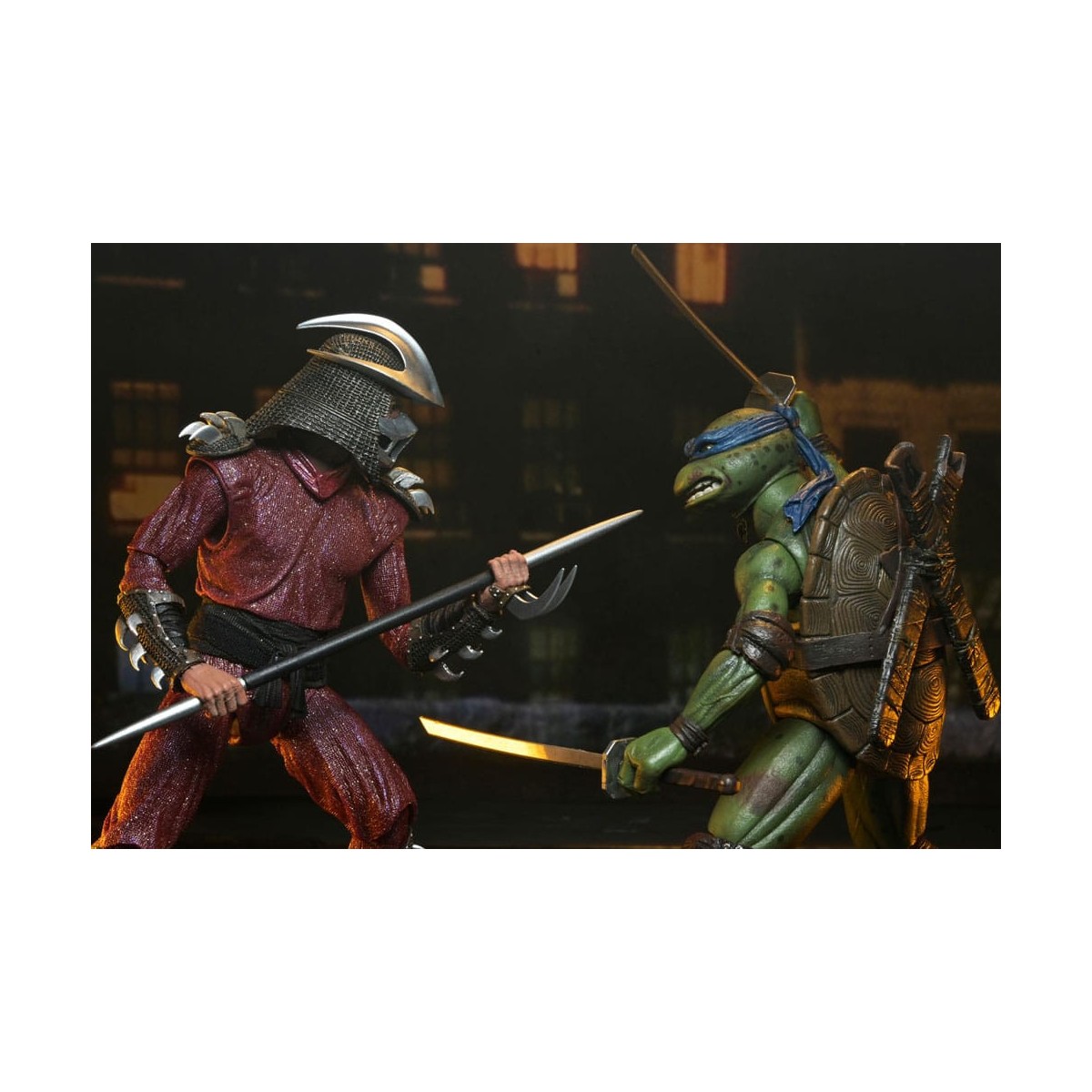 Neca - TMNT - Leonardo vs Shredder - Teenage Mutant Ninja Turtles - Teenage Mutant Ninja Turtles - The Movie