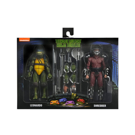 Neca - TMNT - Leonardo vs Shredder - Teenage Mutant Ninja Turtles - Teenage Mutant Ninja Turtles - The Movie