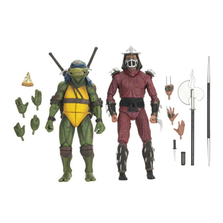 Neca - TMNT - Leonardo vs Shredder - Teenage Mutant Ninja Turtles - Teenage Mutant Ninja Turtles - The Movie