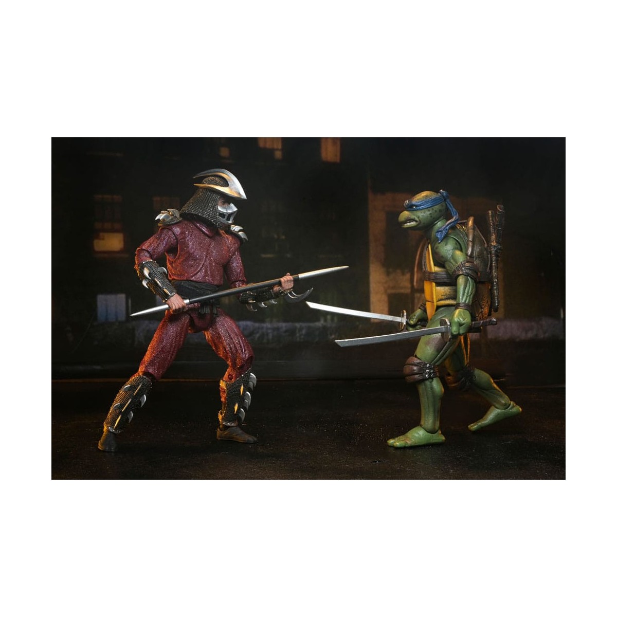 Neca - TMNT - Leonardo vs Shredder - Teenage Mutant Ninja Turtles - Teenage Mutant Ninja Turtles - The Movie