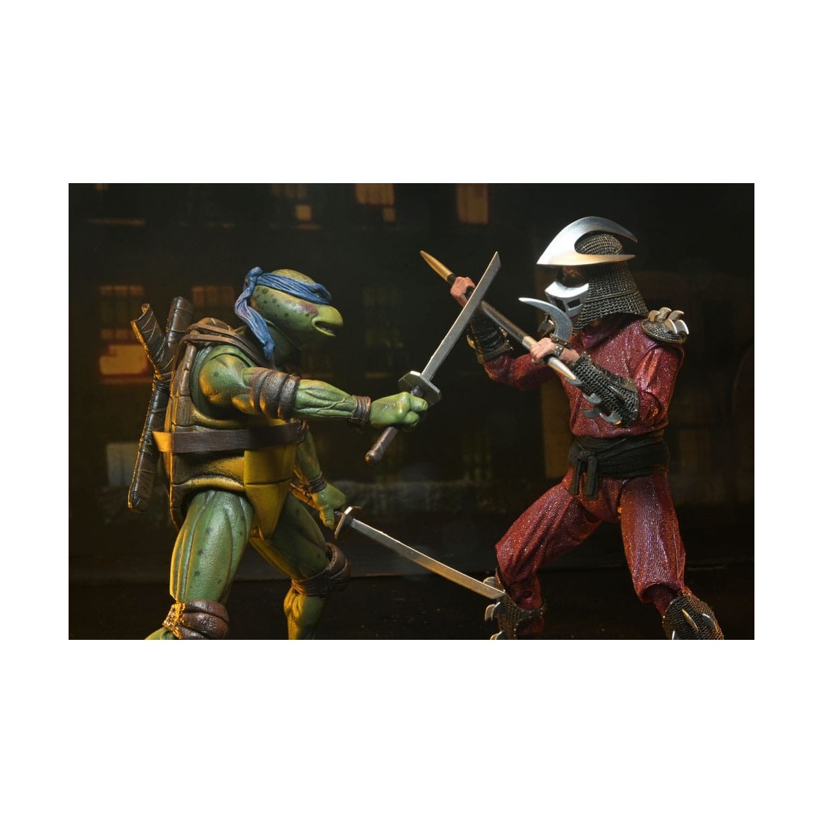 Neca - TMNT - Leonardo vs Shredder - Teenage Mutant Ninja Turtles - Teenage Mutant Ninja Turtles - The Movie