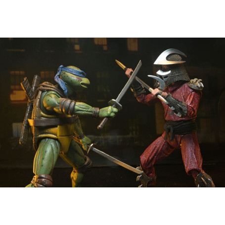 Neca - TMNT - Leonardo vs Shredder - Teenage Mutant Ninja Turtles - Teenage Mutant Ninja Turtles - The Movie
