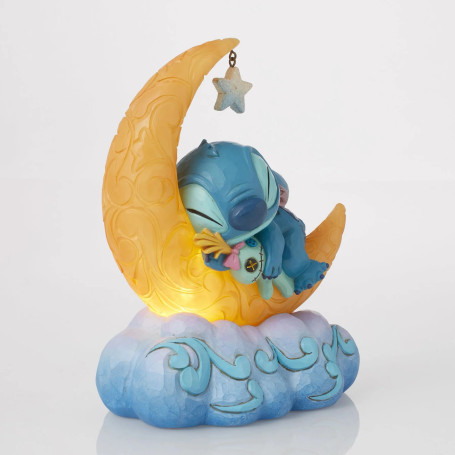 Disney Traditions Lilo and Stich - Stitch and Souillon Bright moon