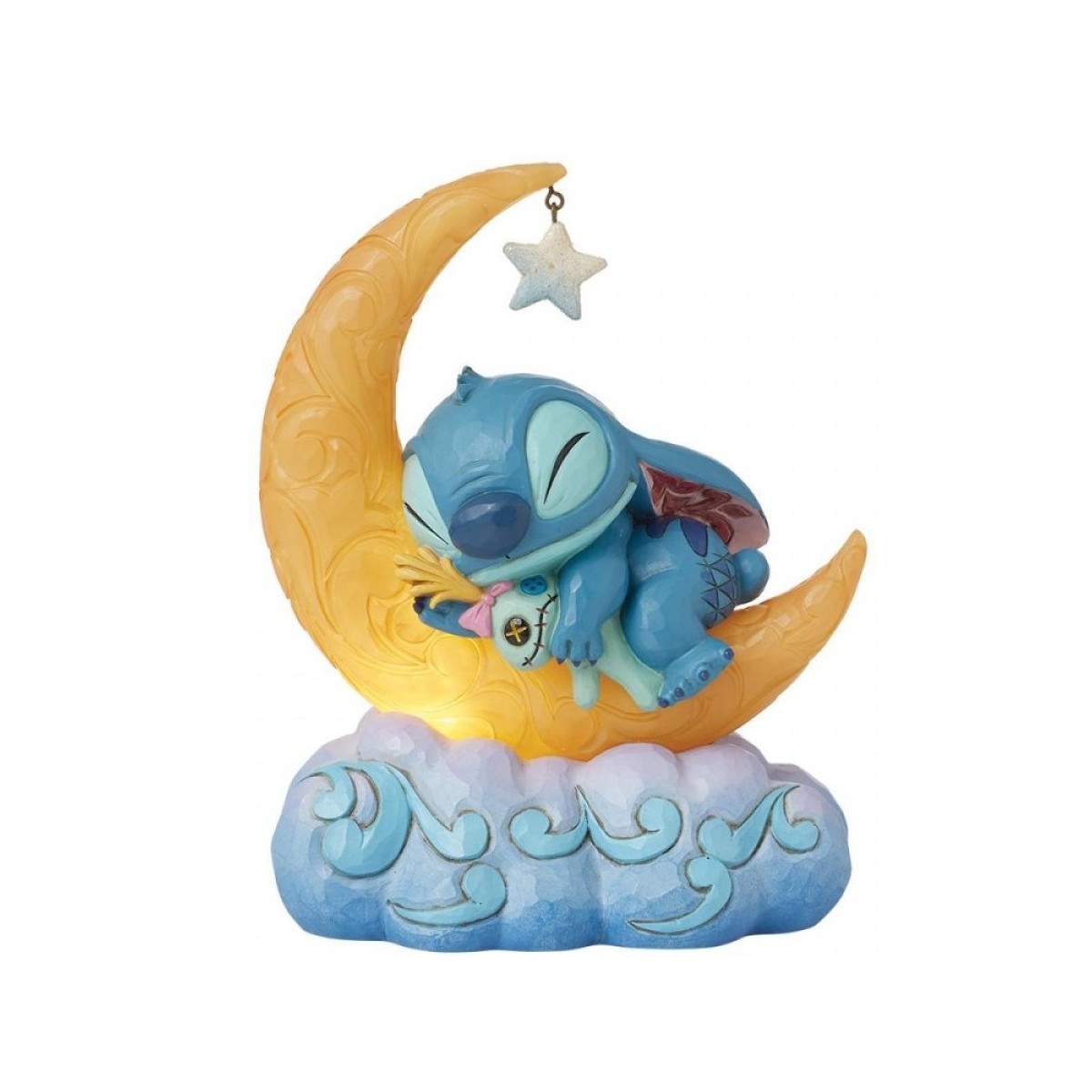 Disney Traditions Lilo and Stich - Stitch and Souillon Bright moon