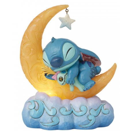Disney Traditions Lilo and Stich - Stitch and Souillon Bright moon