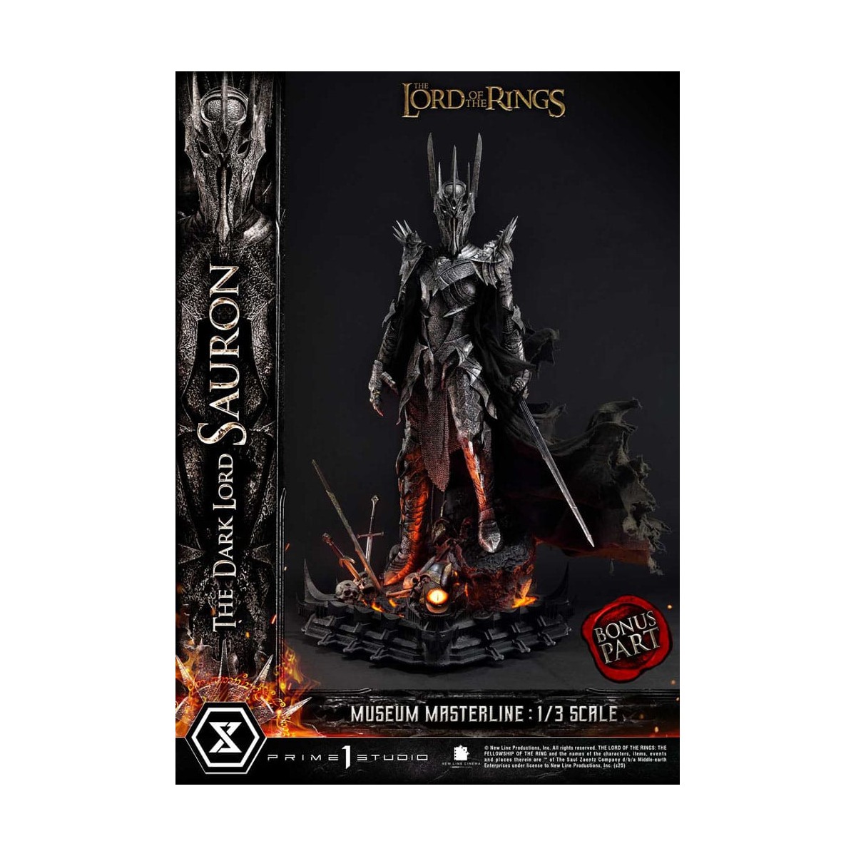 Prime 1 Studio - Museum Masterline Series 1/3 The Dark Lord Sauron Bonus Version - The Lord of the Rings