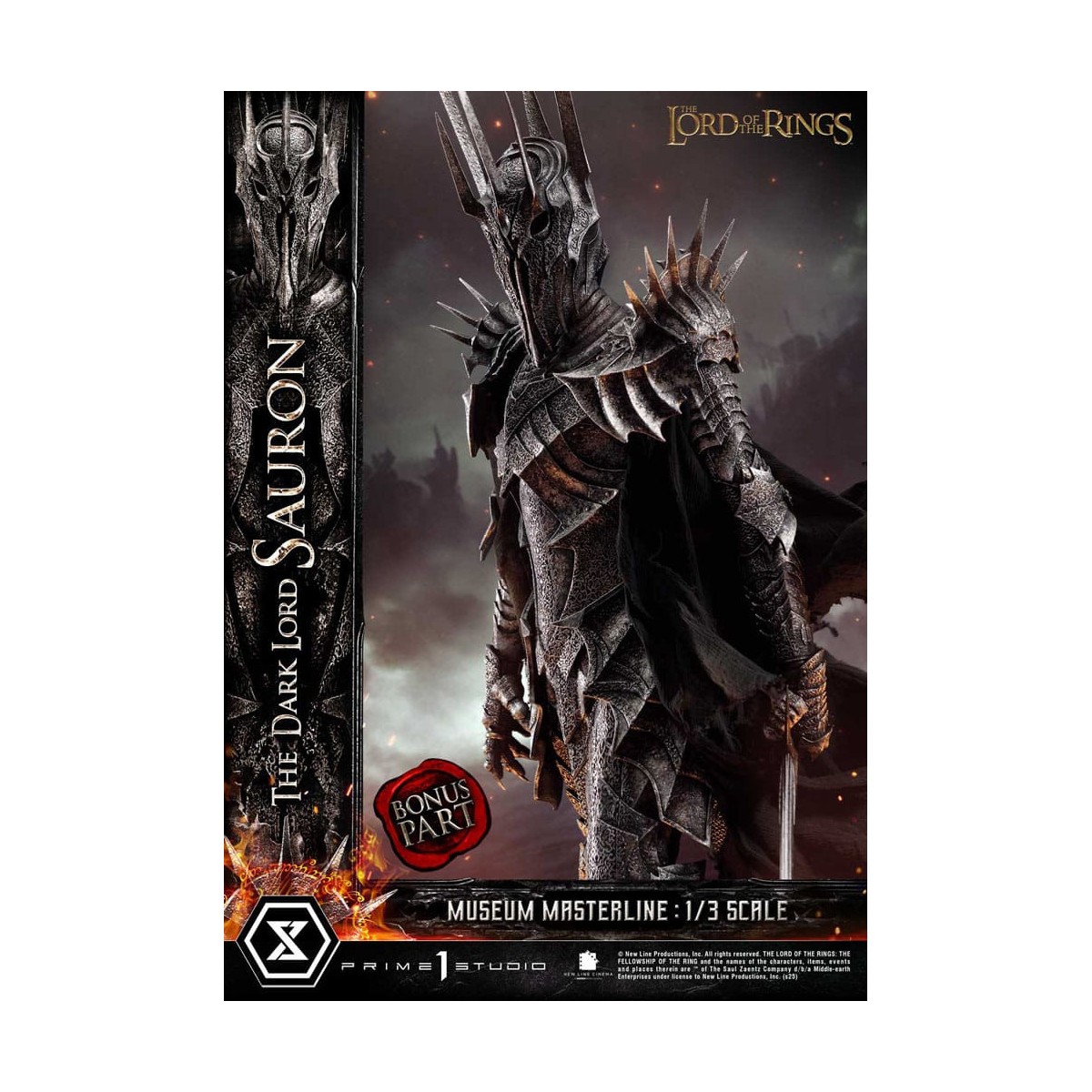 Prime 1 Studio - Museum Masterline Series 1/3 The Dark Lord Sauron Bonus Version - The Lord of the Rings