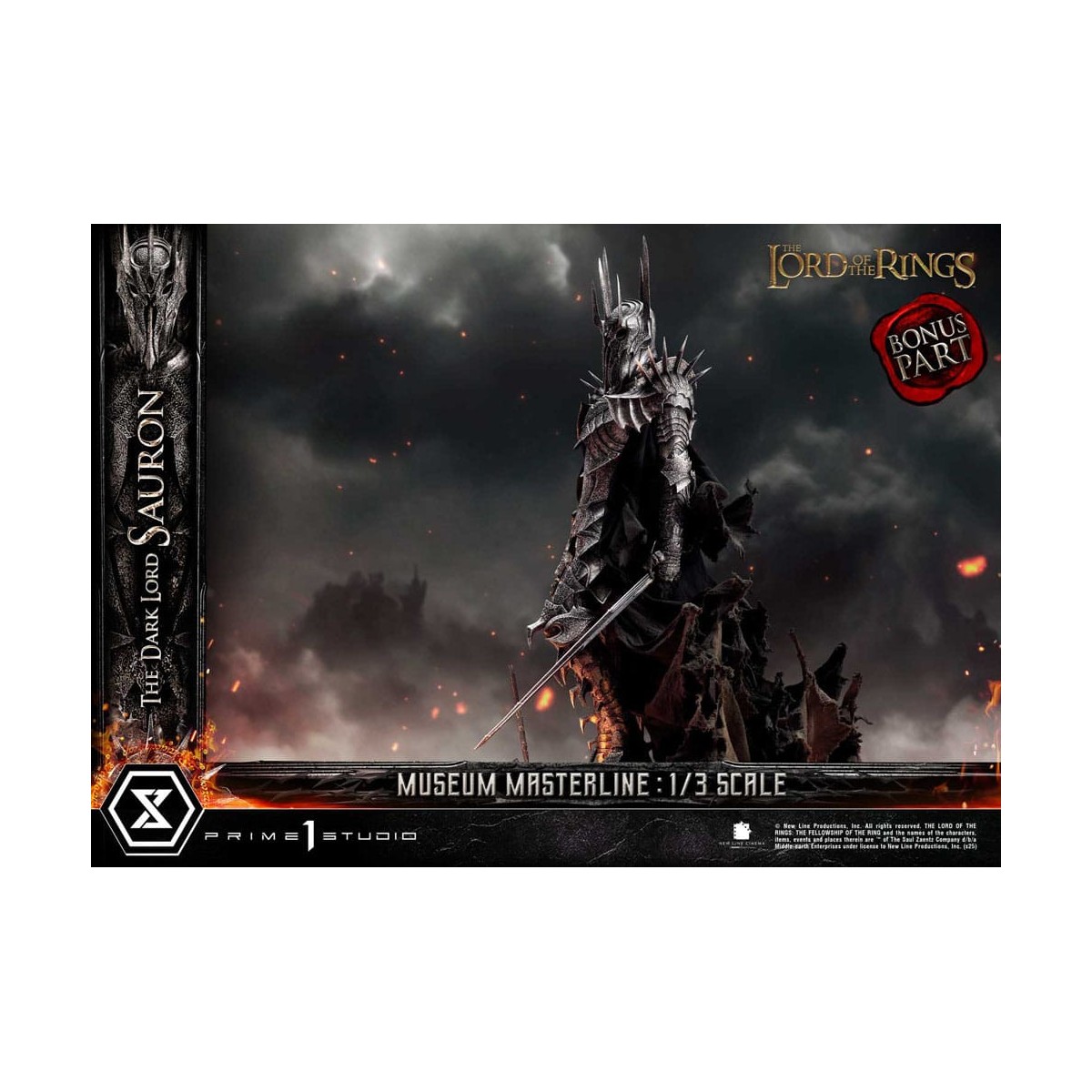 Prime 1 Studio - Museum Masterline Series 1/3 The Dark Lord Sauron Bonus Version - The Lord of the Rings