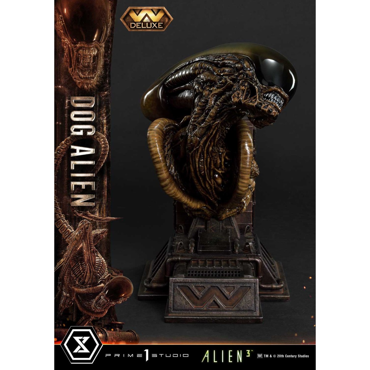 Prime 1 Studio -Dog Alien Deluxe Bonus Version - Alien 3 Museum Masterline XL