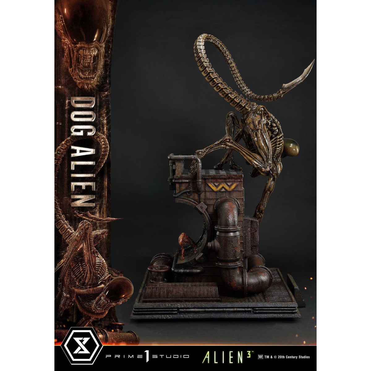 Prime 1 Studio -Dog Alien Deluxe Bonus Version - Alien 3 Museum Masterline XL