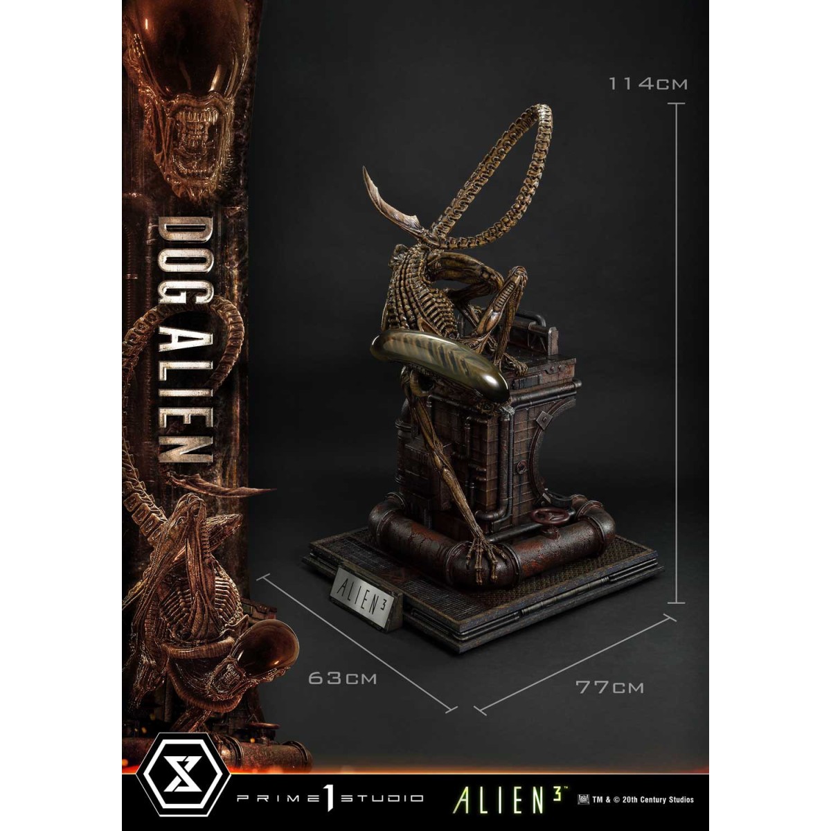 Prime 1 Studio -Dog Alien Deluxe Bonus Version - Alien 3 Museum Masterline XL