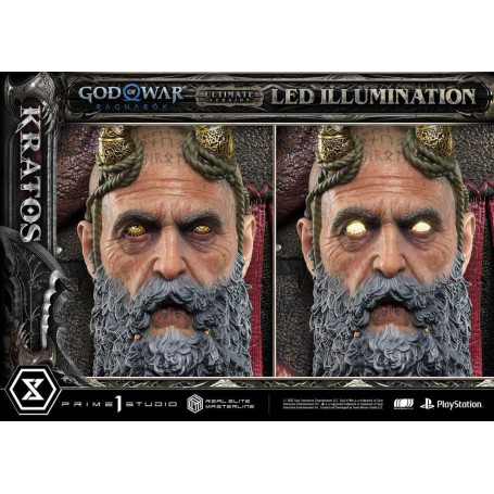 Prime 1 Studio - God of War: Ragnarok - Kratos Ultimate Bonus Version - Real Elite Masterline Series 1/3