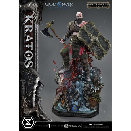 Prime 1 Studio - God of War: Ragnarok - Kratos Ultimate Bonus Version - Real Elite Masterline Series 1/3
