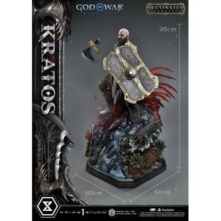 Prime 1 Studio - God of War: Ragnarok - Kratos Ultimate Bonus Version - Real Elite Masterline Series 1/3