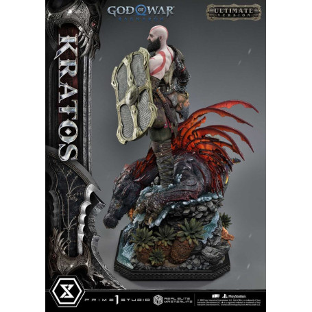 Prime 1 Studio - God of War: Ragnarok - Kratos Ultimate Bonus Version - Real Elite Masterline Series 1/3